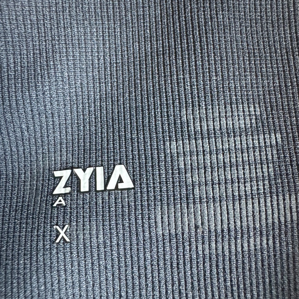 ZYIA Slate Gray Leggings Stretchy Athletic Wear - Picture 5 of 9